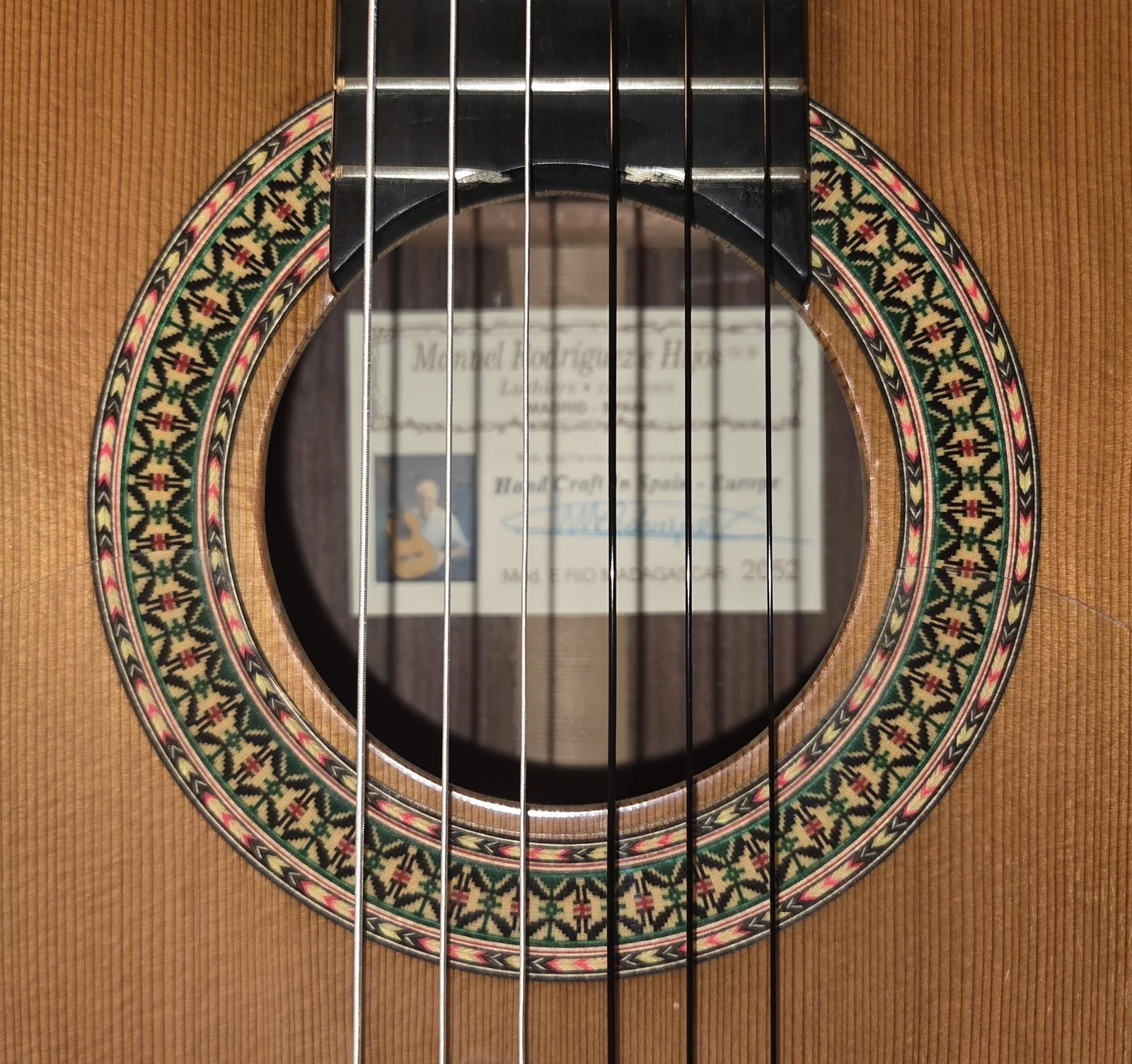 El Caminero · rosette and Manuel Rodríguez e Hijos label detail